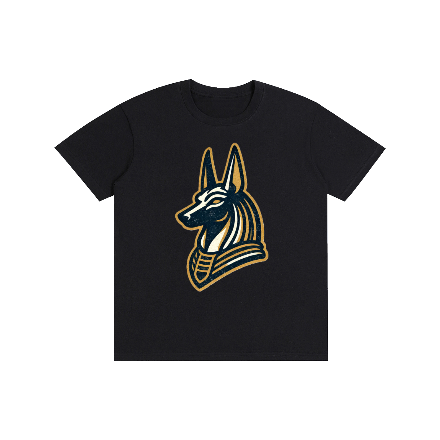 Anubis (Gold) Pure Cotton Unisex T-Shirt